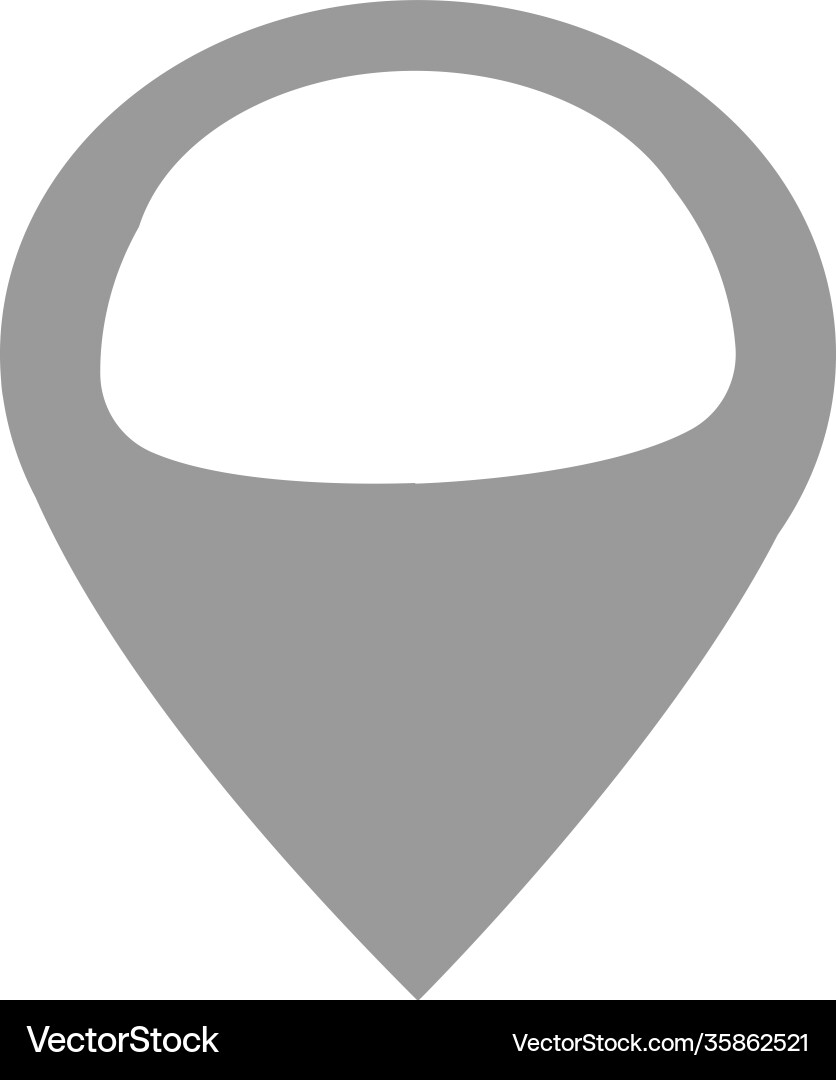 Map point location pin icon for mapping Vector Image