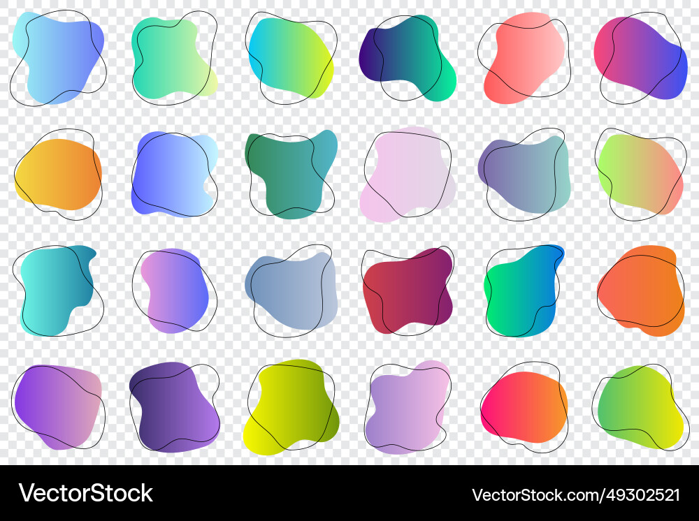 Set of abstract graphic design elements hand Set of abstract graphic design elements hand vector image