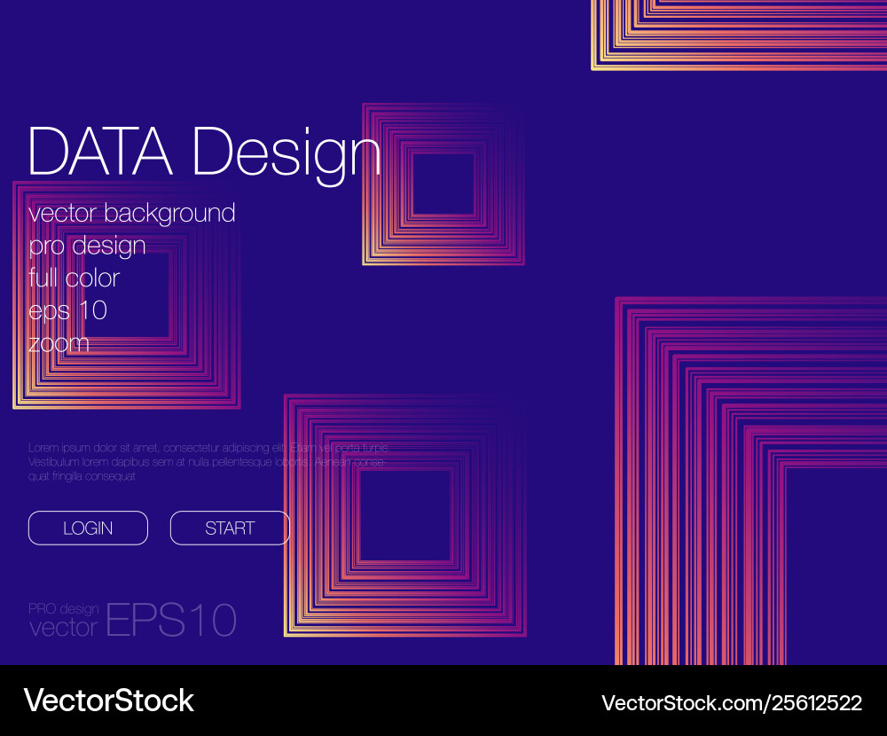 Abstract blend background template for web site vector image