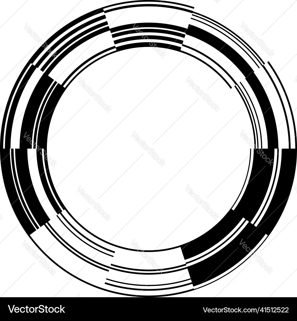 Abstract gui ui geometric circle element Abstract gui ui geometric circle element vector image