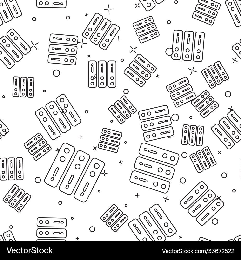 Black line server data web hosting icon isolated Black line server data web hosting icon isolated vector image