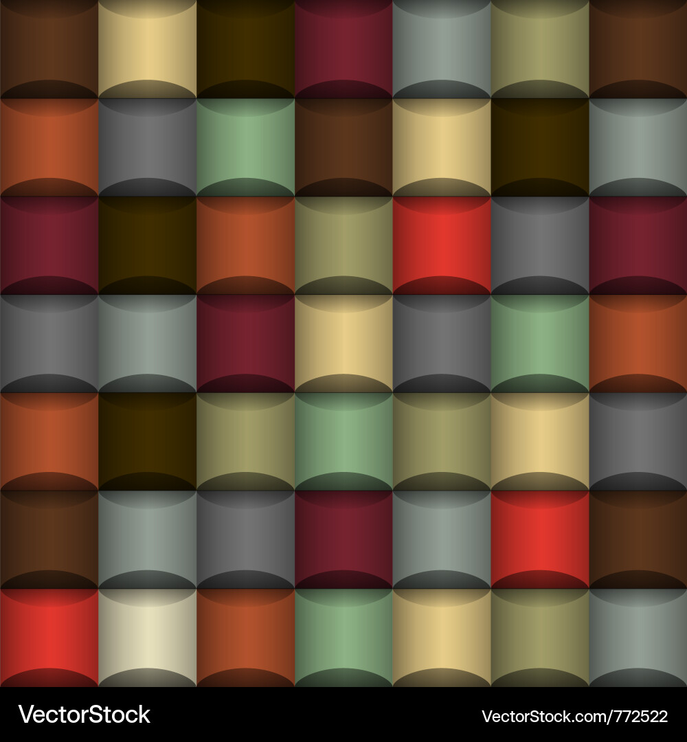 Colorful Block Pattern vector image