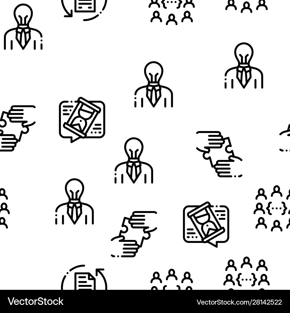 Contract seamless pattern Vector Image