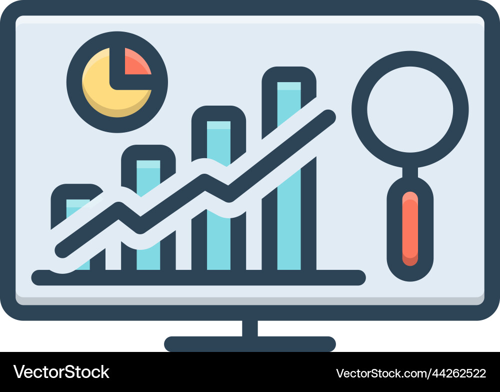 Monitoring Vector Image