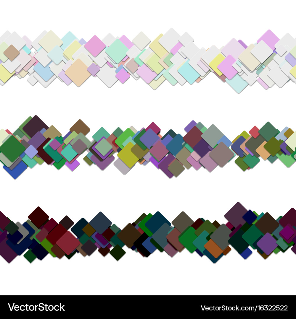 Repeatable square pattern page rule line design vector image