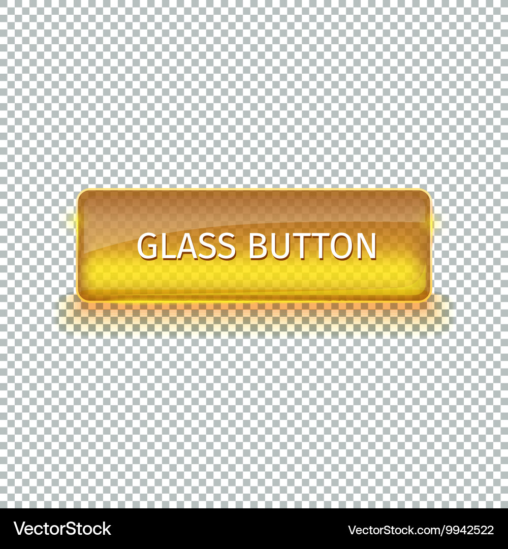 Set of colored glass buttons for web interface vector image