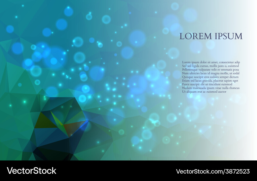 Abstract colorful triangles background Vector Image