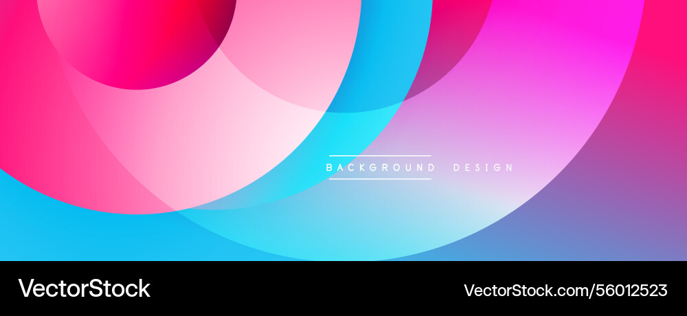Abstract composition with layered circular Abstract composition with layered circular Vector Image