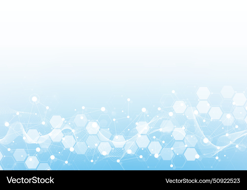 Abstract science template technology lines Abstract science template technology lines Vector Image