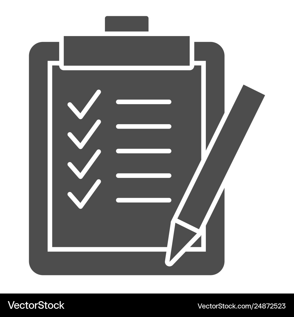 Clipboard Task List Icon vector image