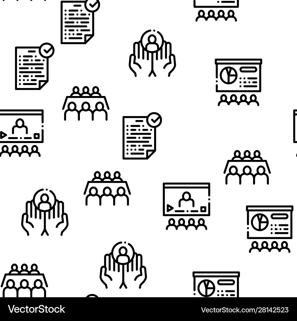 Contract seamless pattern Contract seamless pattern Vector Image