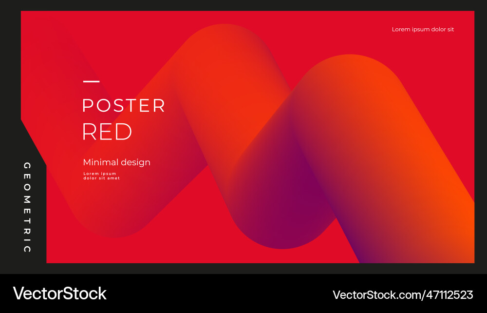 Red background with gradient wave Red background with gradient wave vector image