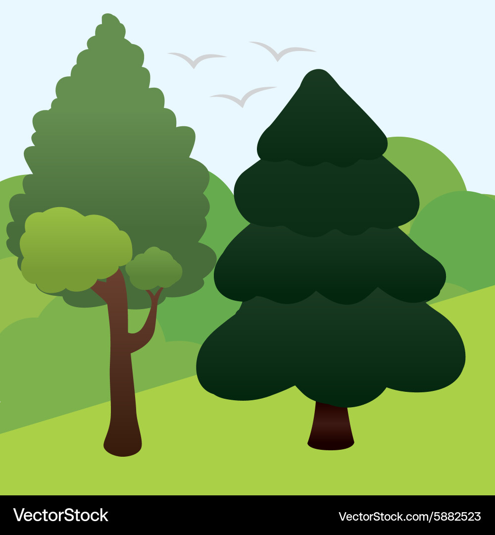 Tree design vector image