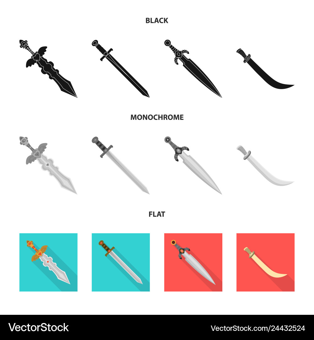 Isolated object of game and armor sign set Isolated object of game and armor sign set vector image
