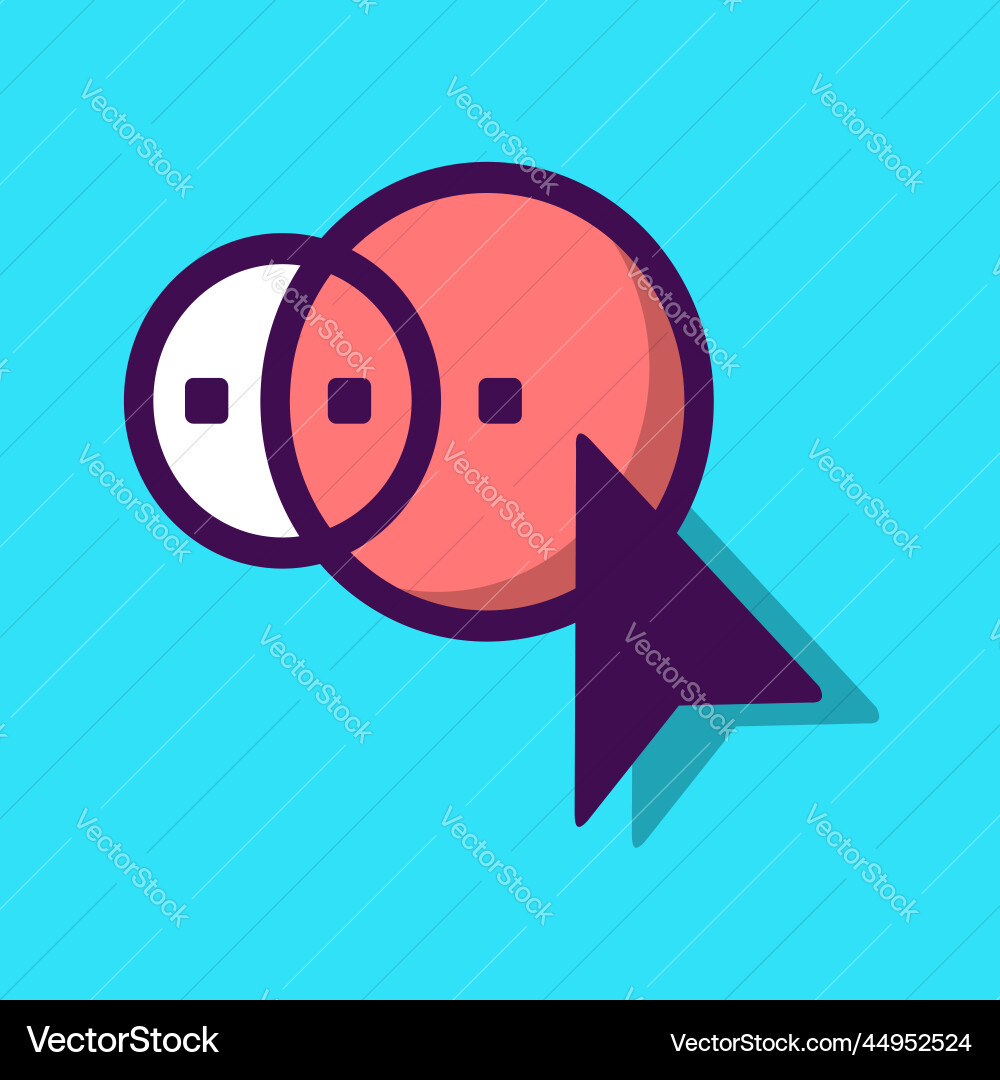 Shape builder tool icon design Shape builder tool icon design vector image