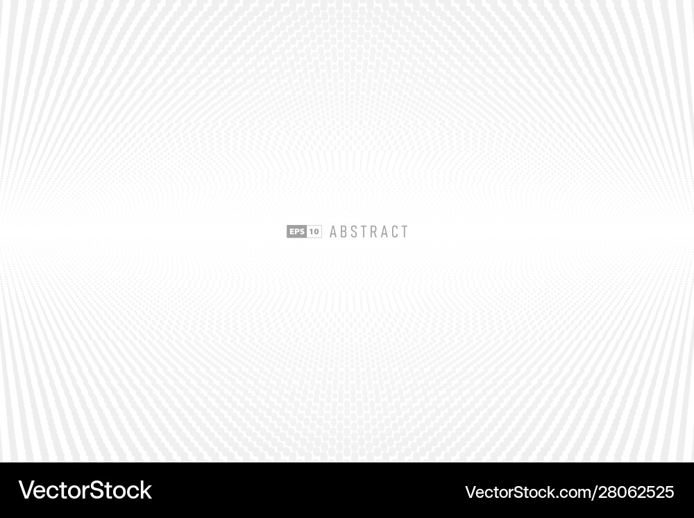 Abstract gray dot pattern halftone design vector image