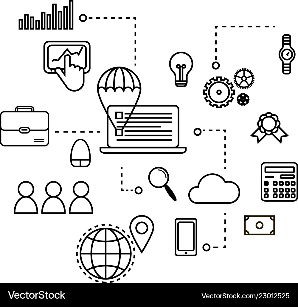 Concept seo optimization in search engine Concept seo optimization in search engine vector image
