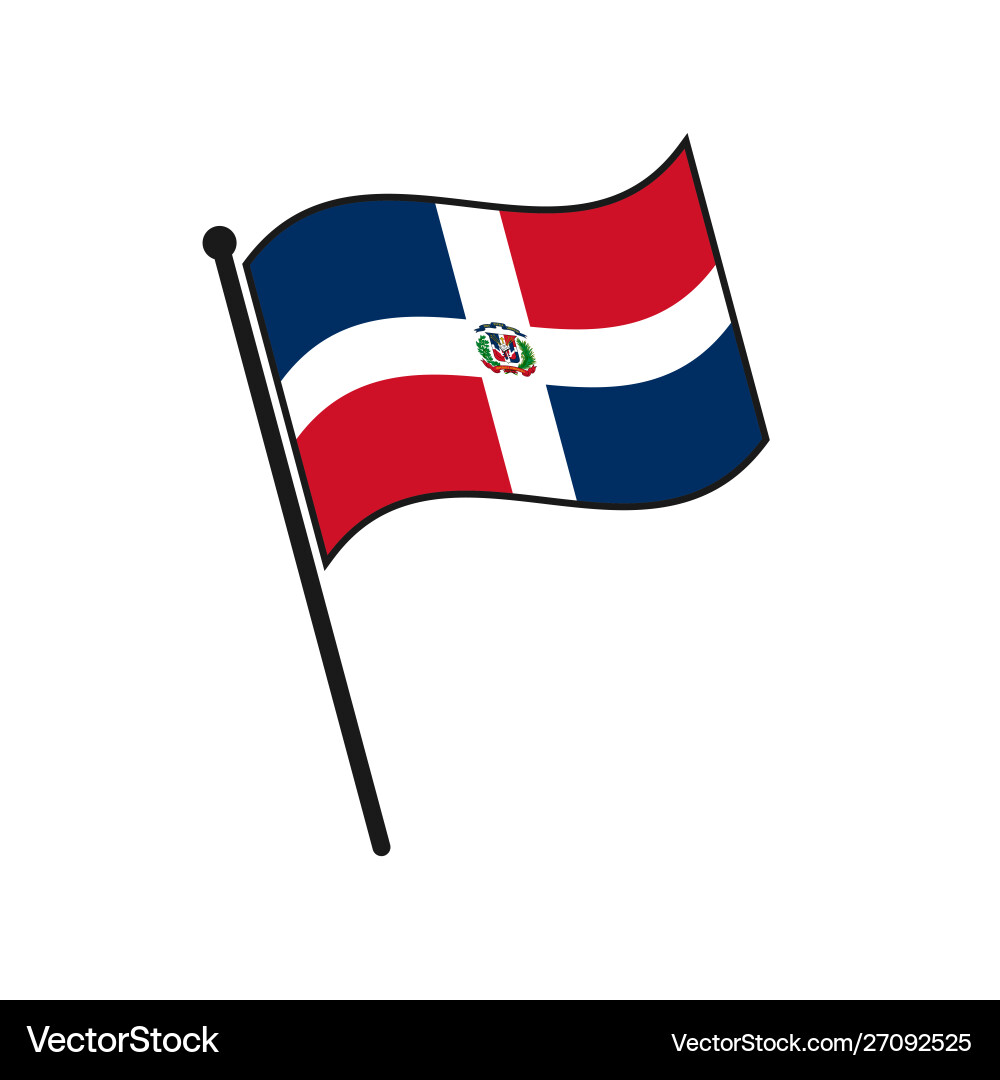 Simple flag isolated Simple flag isolated vector image