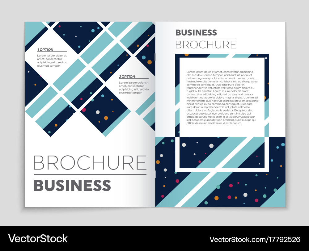 Abstract layout background set for art vector image