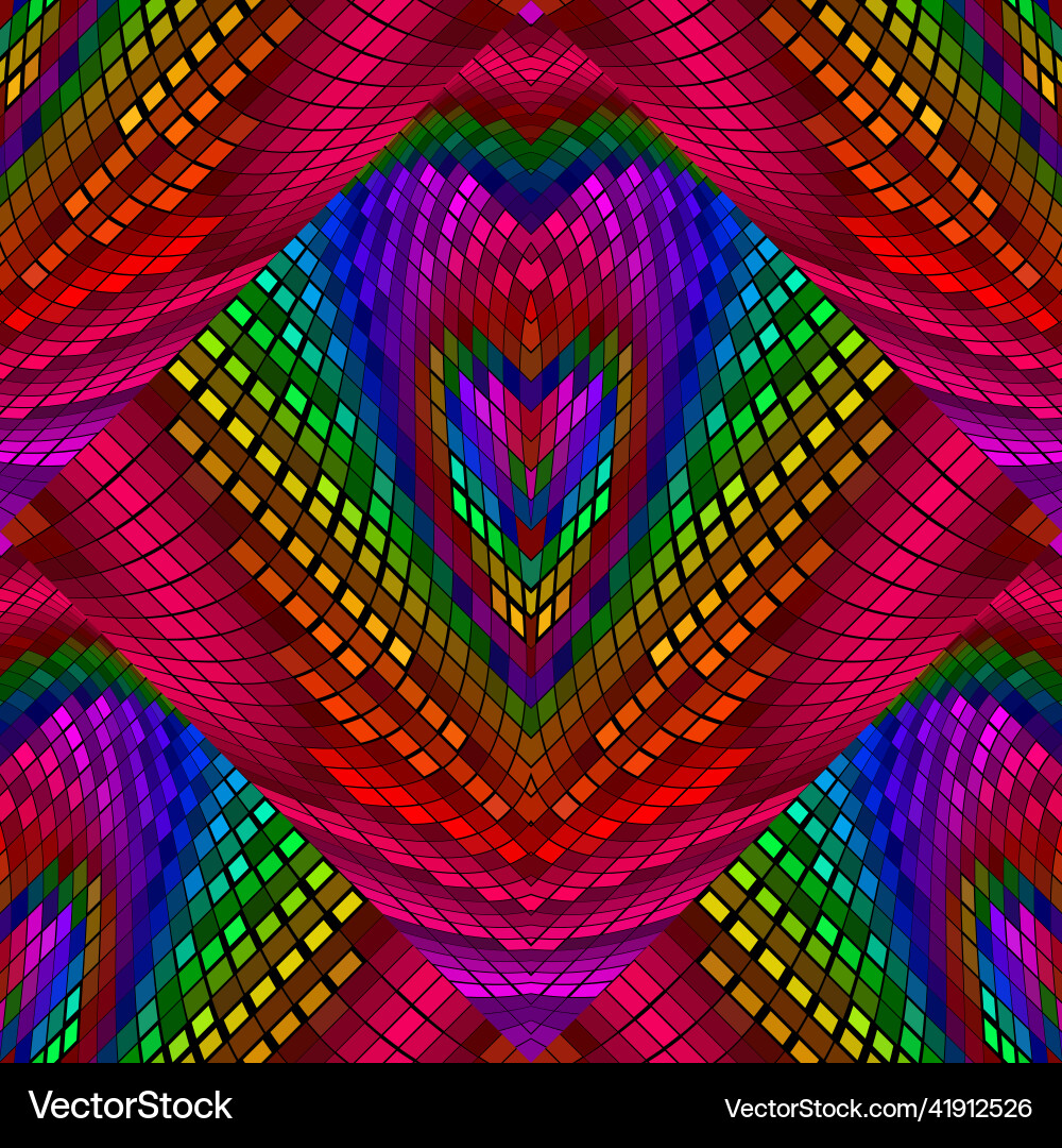 Bright colorful 3d pixel seamless pattern Bright colorful 3d pixel seamless pattern vector image