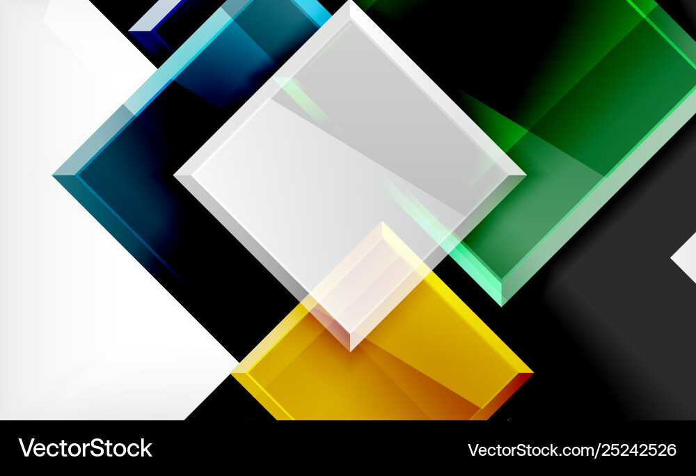 Colorful square and rectangle blocks background Colorful square and rectangle blocks background vector image