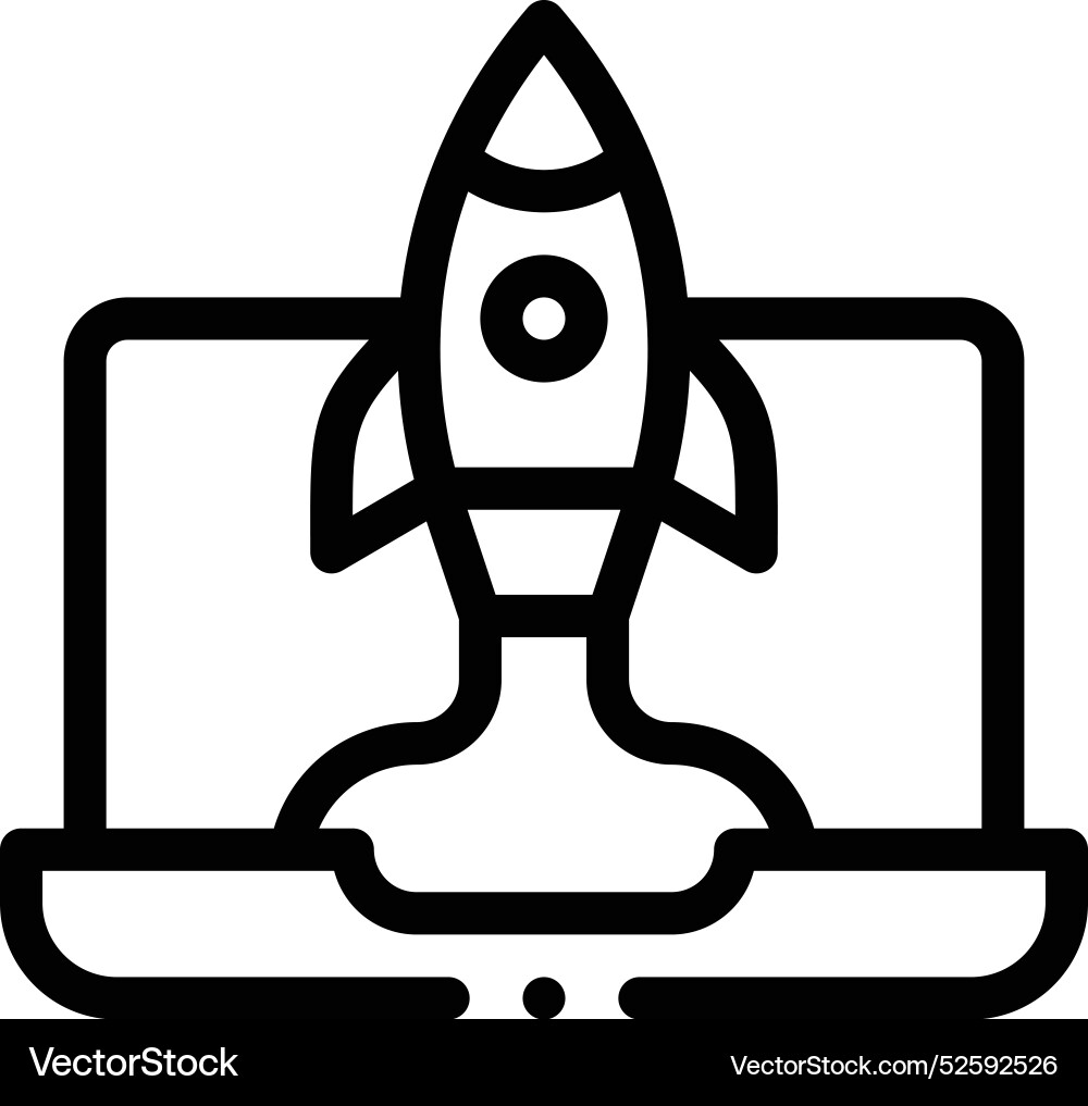 Configuration icon thin linear style design Configuration icon thin linear style design vector image