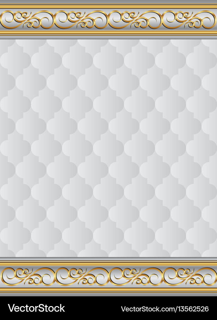 Decorative background with old-fashioned patterns Vector Image