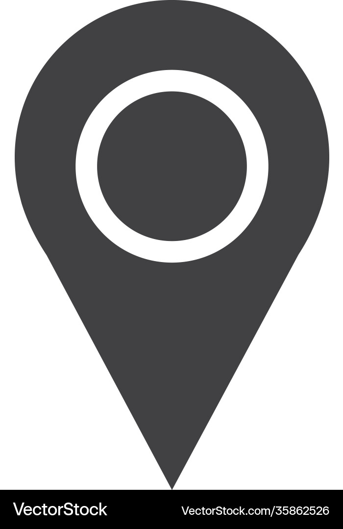 Map point location pin icon for mapping Map point location pin icon for mapping Vector Image