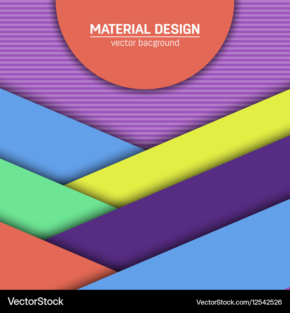 Material design background abstract vector image