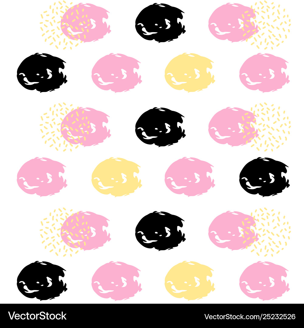 Memphis background with abstract shapes vector image