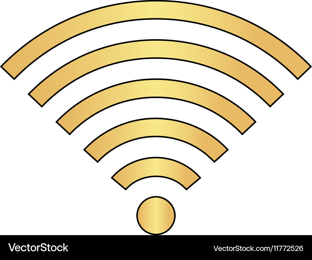 Wireless computer symbol Vector Image