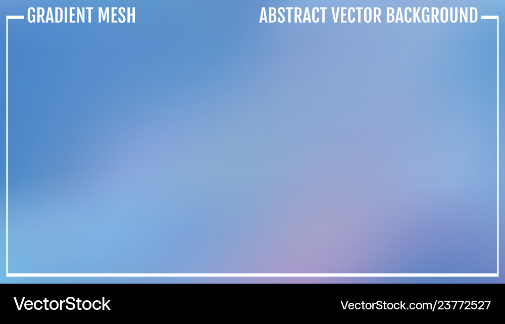 Abstract blue background color mesh gradient vector image