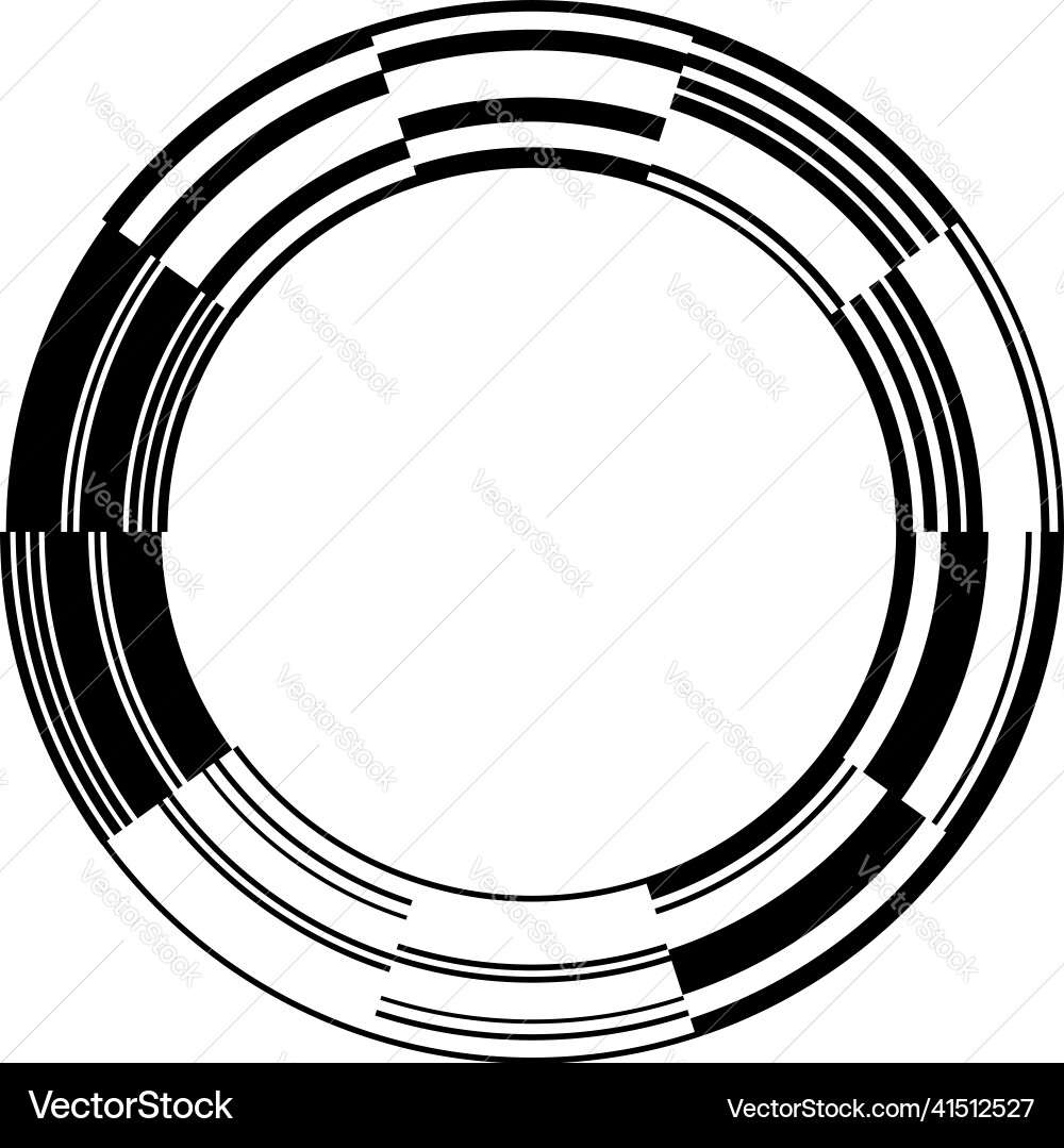 Abstract gui ui geometric circle element Abstract gui ui geometric circle element vector image