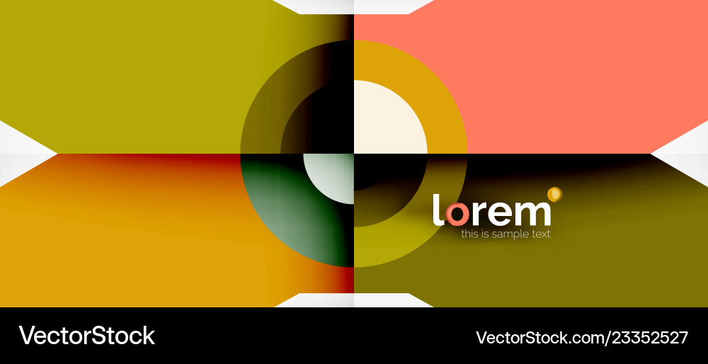 Abstract round elements composition background Abstract round elements composition background Vector Image