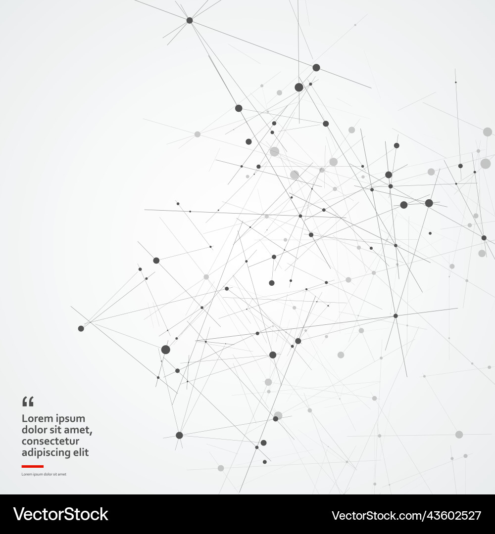 Global network connections with dots and lines Global network connections with dots and lines vector image
