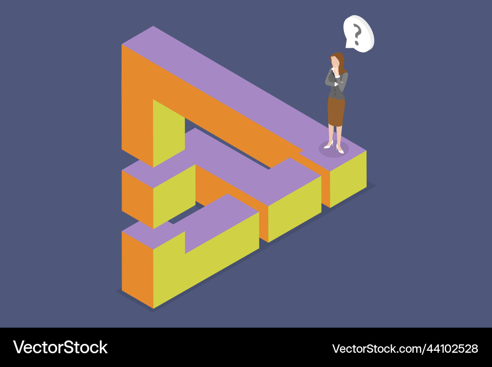 3d isometric flat conceptual Royalty Free Vector Image