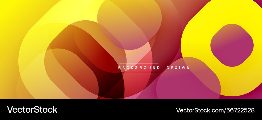 Abstract colorful layers create dynamic visual Vector Image