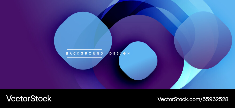 Circular abstract design with overlapping Circular abstract design with overlapping vector image