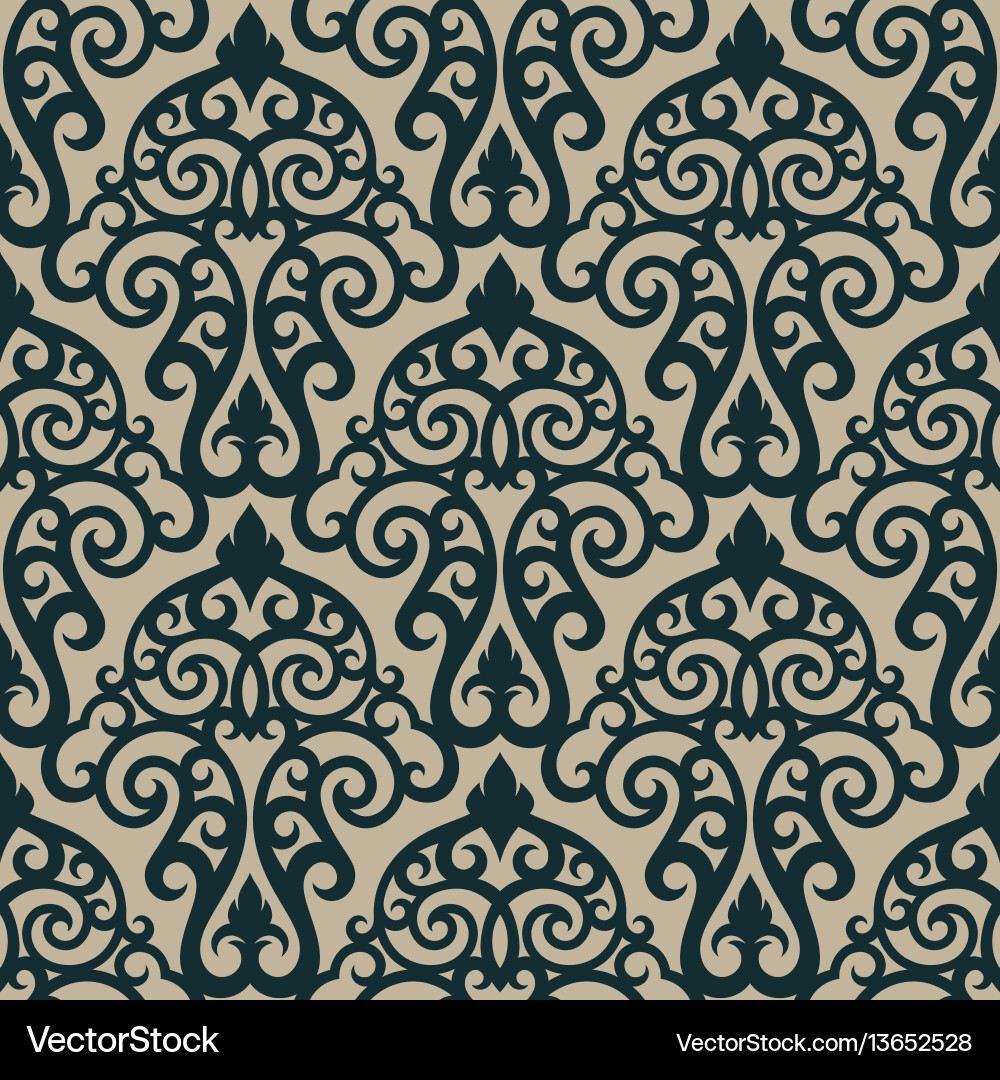 Elegant Damask Pattern vector image