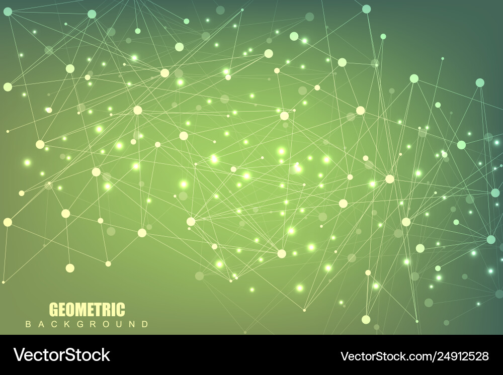 Geometric abstract background with connected line Geometric abstract background with connected line vector image