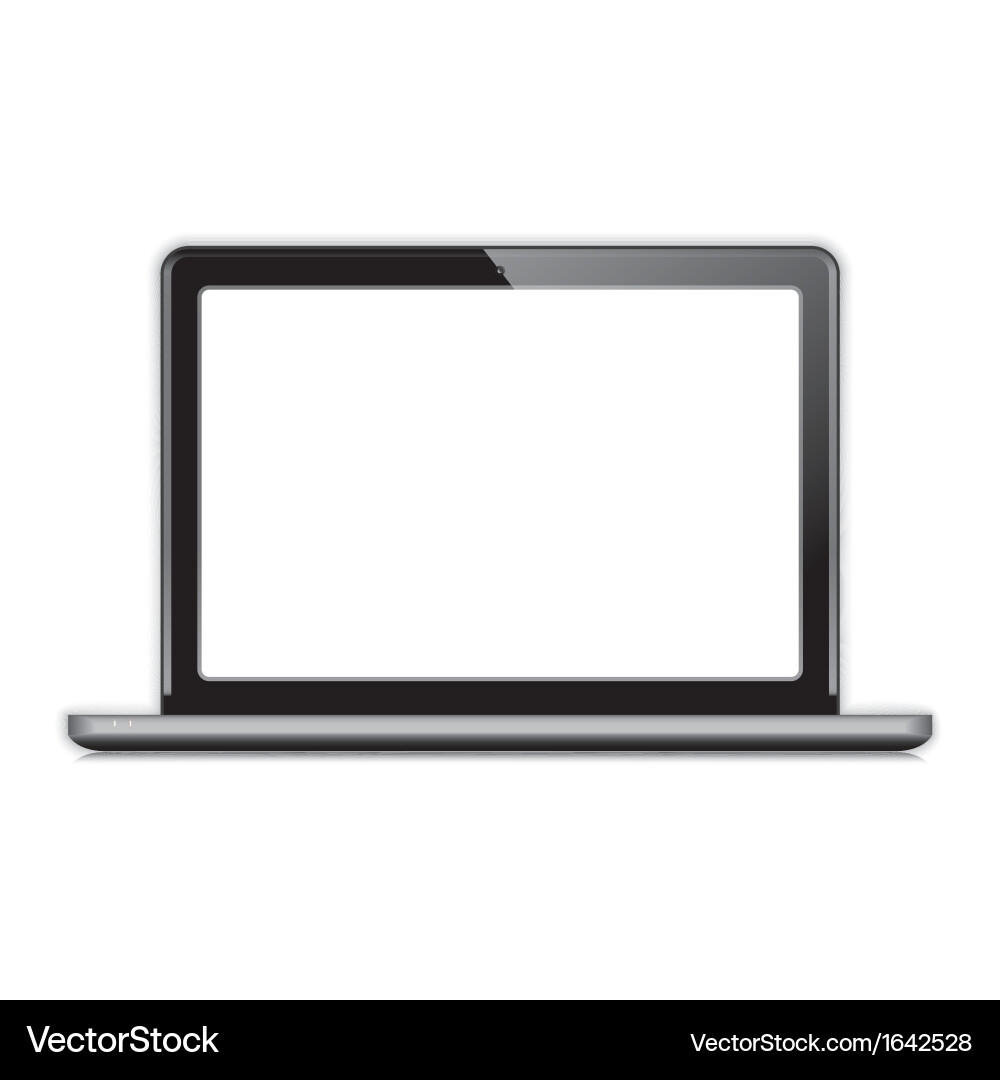 Modern Laptop Computer Royalty Free Vector Image