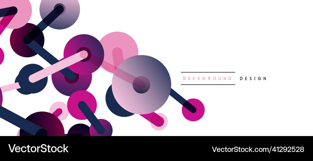 Network concept abstract background dots Vector Image