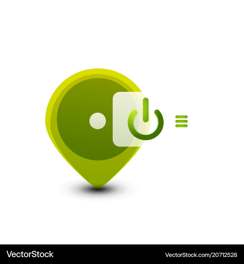 Start power button ui icon design on off symbol Start power button ui icon design on off symbol vector image