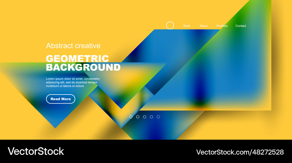 Triangle abstract background Vector Image