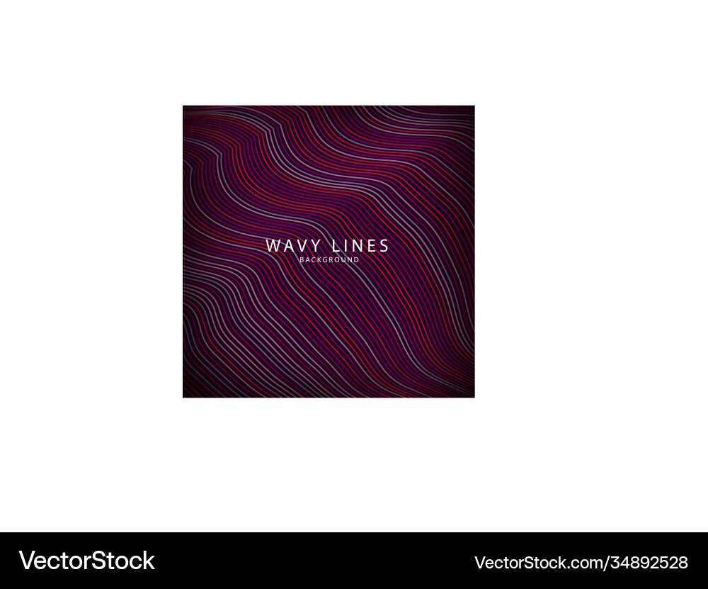 Wave lines pattern an abstract stripe background Vector Image