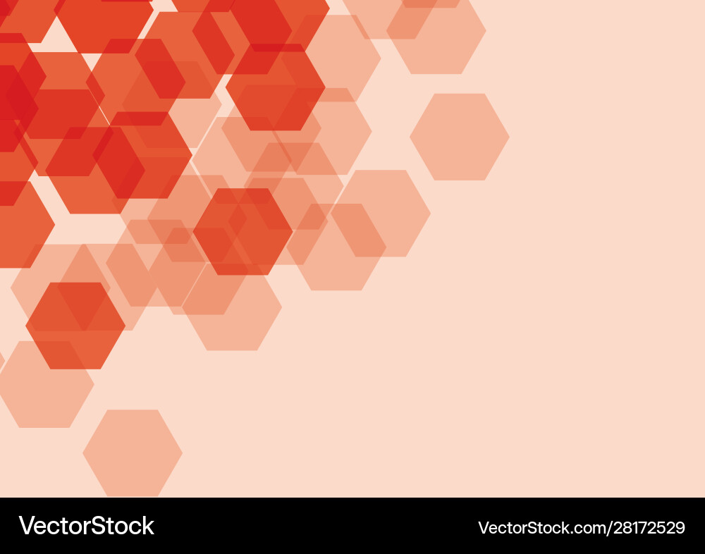Background design with abstract patterns in red vector image