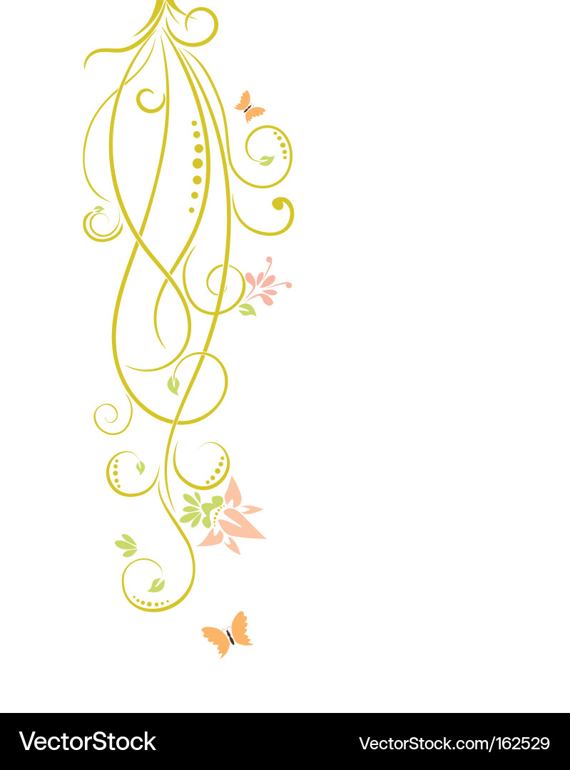 Floral background Vector Image