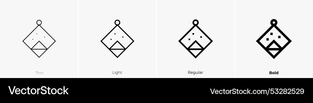 Rag icon thin light regular and bold style design Rag icon thin light regular and bold style design vector image