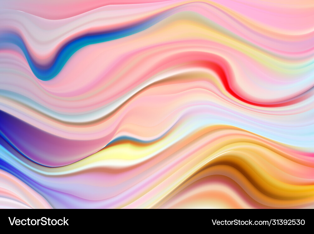 Abstract color design horizontal wavy lines Abstract color design horizontal wavy lines Vector Image