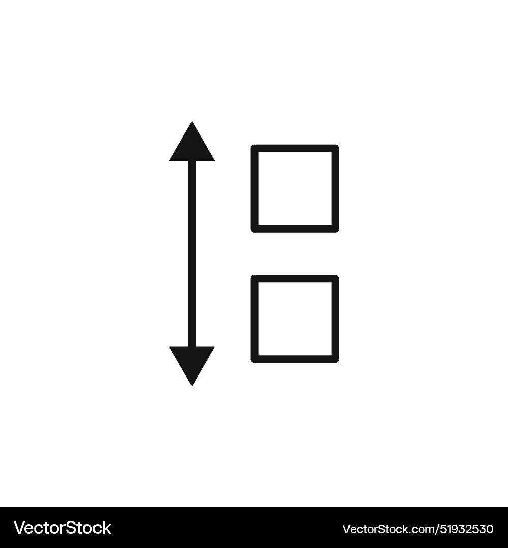 App sort icon ideal for organizing mobile App sort icon ideal for organizing mobile Vector Image